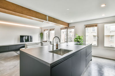 Interior of modern kitchen