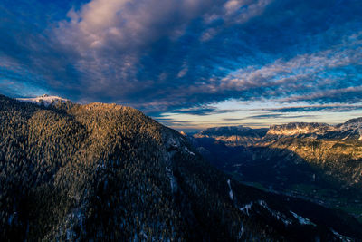 Panoramic view of landscape against sky