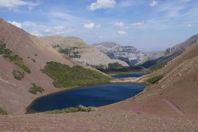 Scenic view of mountains