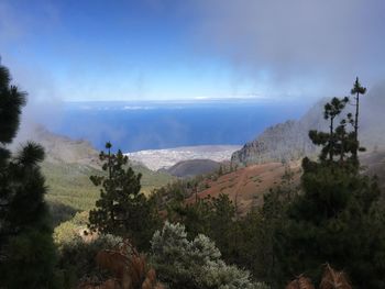 Panoramic view of landscape against sky