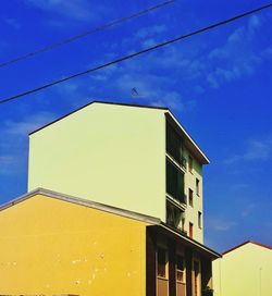 Low angle view of building against sky