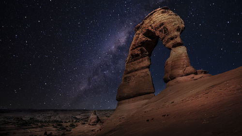 The icon of utah state named the delicate arche in the arches national park near the city of moab