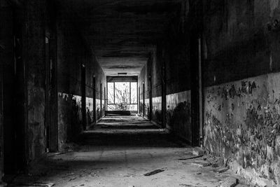 Corridor of old building