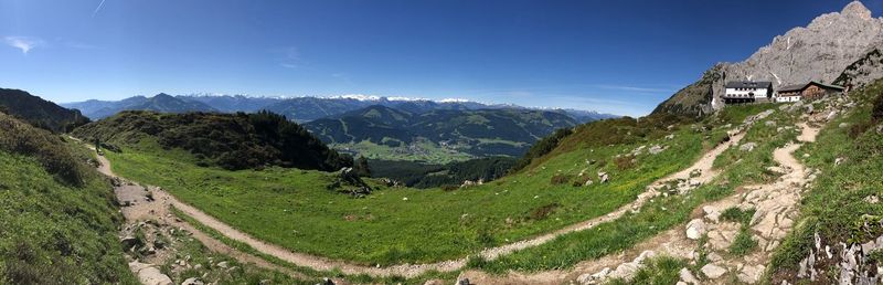 Panoramic view of landscape against sky