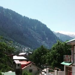 Houses in the mountains