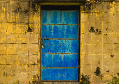 Full frame shot of weathered wall