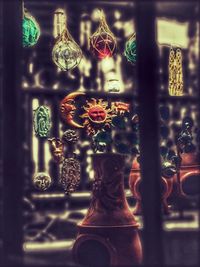 Close-up of christmas tree