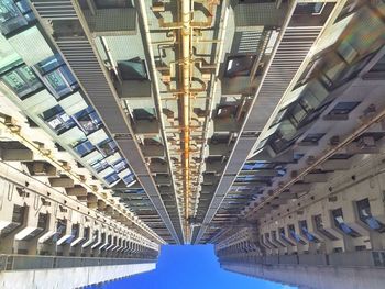 Low angle view of modern building