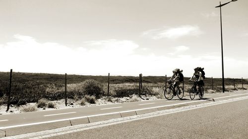 Road passing through landscape