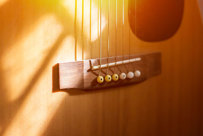 Close-up of guitar