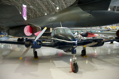 Airplanes at hangar