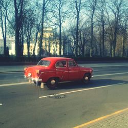 Car on road