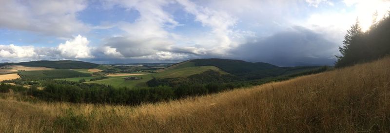 Panoramic view of landscape against sky