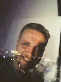 Close-up portrait of young man