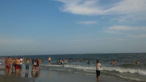 People on beach