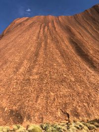 Scenic view of desert against sky