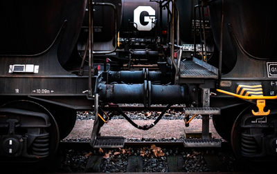Train at railroad station