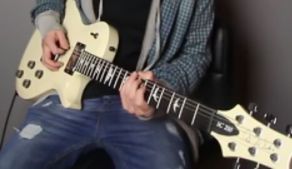 music, guitar, musical instrument, electric guitar, guitarist, playing, midsection, plucking an instrument, arts culture and entertainment, musician, holding, bass guitar, performance, string instrument, skill, musical instrument string, fretboard, bass instrument, indoors, one person, modern rock, rock music, standing, one man only, rock musician, men, human hand, close-up, only men, day, adult, people, adults only