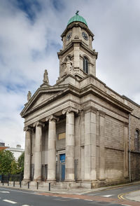 Low angle view of building against sky