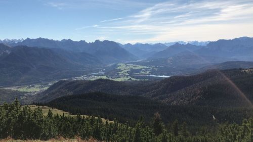 Scenic view of landscape against sky