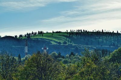 Panoramic view of landscape against sky