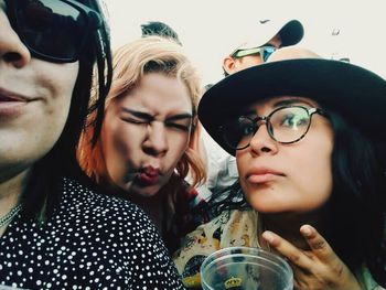 Portrait of beautiful young woman