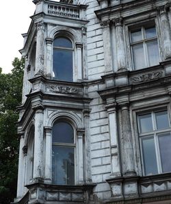 Low angle view of historic building