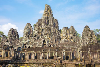 Bayon temple ruins, siem reap, cambodia