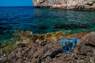 Scenic view of sea shore