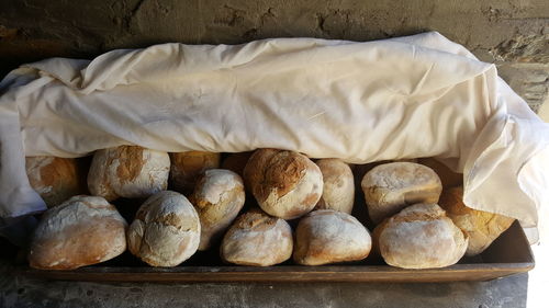 Close-up of breads