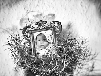 Child in grass