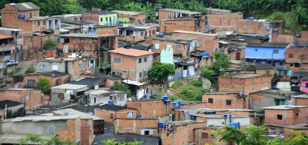 Close-up of residential district