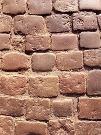 Full frame shot of brick wall