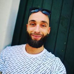 Portrait of a smiling young man