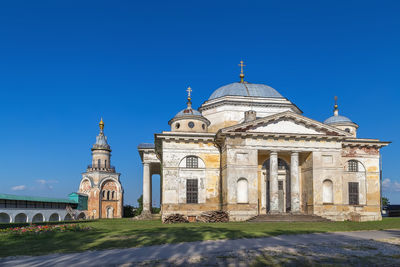 Borisoglebsky cathedral in novotorzhsky borisoglebsky monastery in torzhok, russia