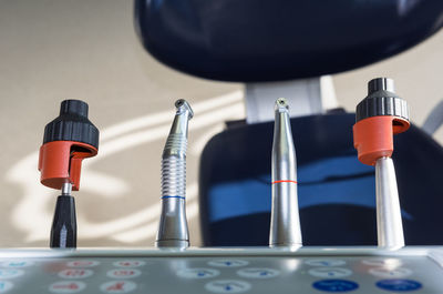 Dental equipment at clinic