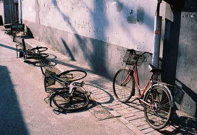 Cars parked in parking lot