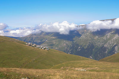 Scenic view of landscape against sky