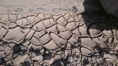 Close-up of sand on beach