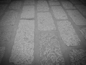 Full frame shot of paving stone