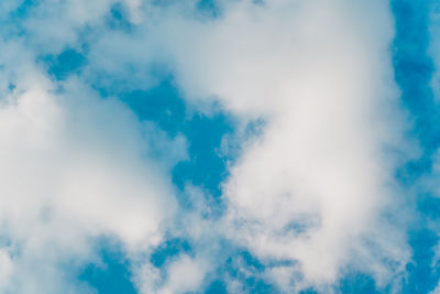 Low angle view of clouds in sky