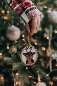 Close-up of christmas decoration