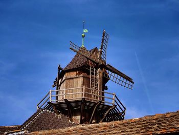 Low angle view of building against sky