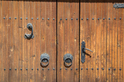 Full frame shot of closed door