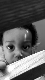 Close-up portrait of a smiling girl