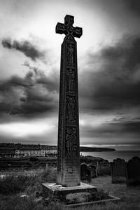 Cross against sky