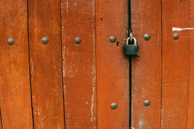 Full frame shot of closed door