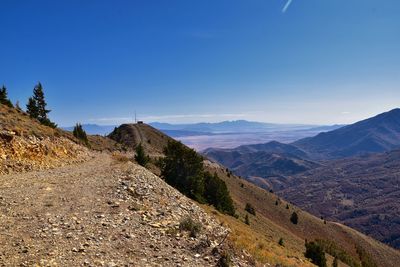 Butterfield canyon oquirrh rio tinto bingham copper mine, salt lake  fall. utah, united states.