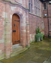 Entrance of old building