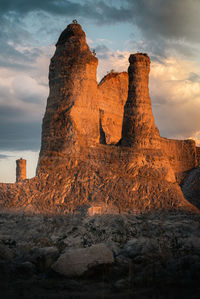 View of rock formations